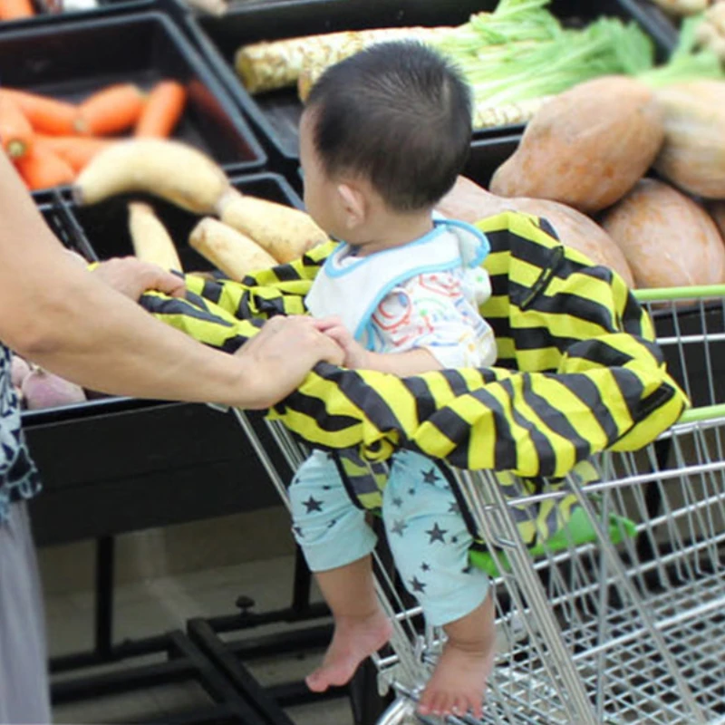 Чехол на детское сиденье для супермаркета и корзины защита от грязи детская