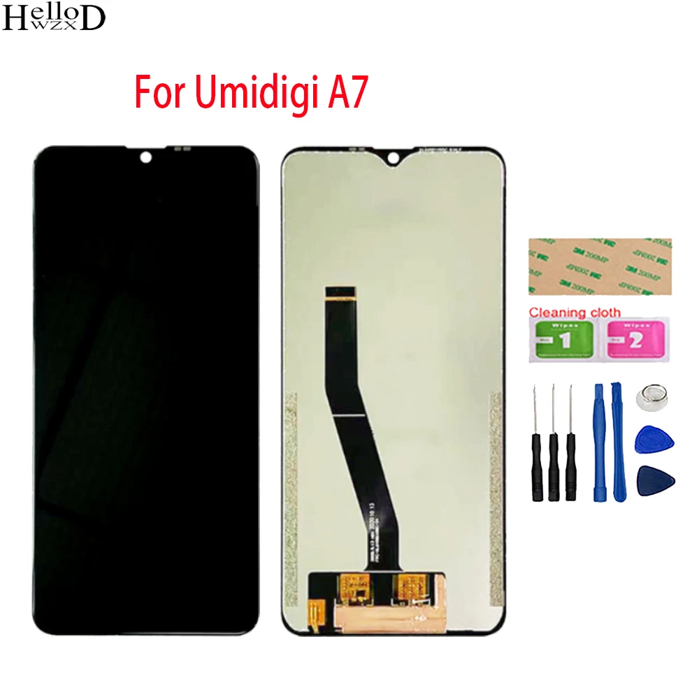Full LCD Screen For Umidigi A7 Pro A7S Android 10 LCD Display Touch Screen Digitizer Assembly Sensor Panel Replacement Tools