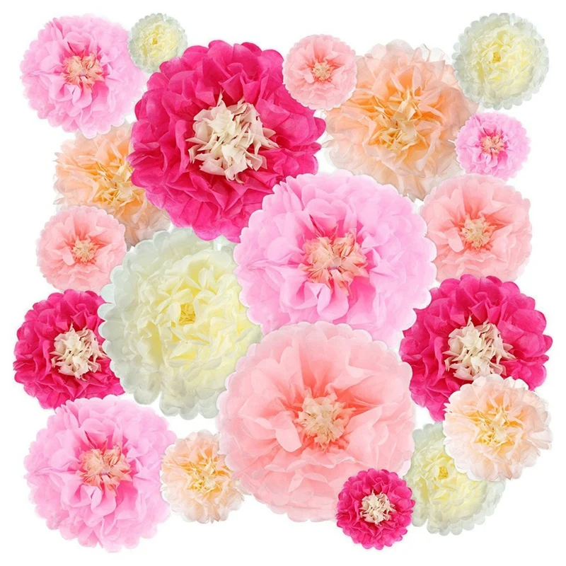 

Фотофон ручной работы в виде гигантской праздничной бумаги с цветами