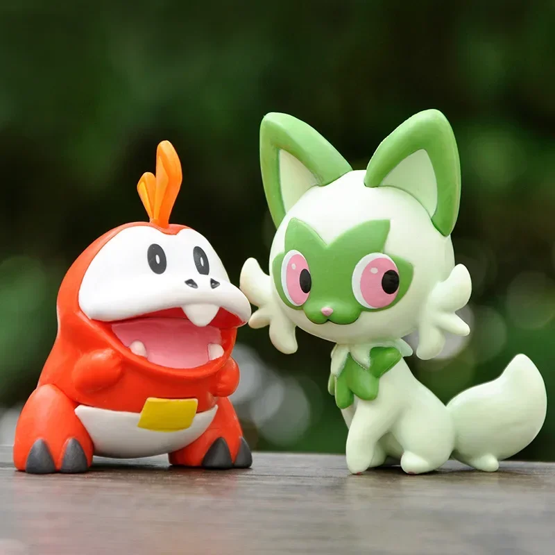 

Pokemon Scarlet Violet Kawaii Sprigatito Quaxly Fuecoco Toys Pokemon Figures Anime Collection Perfect Children Gifts