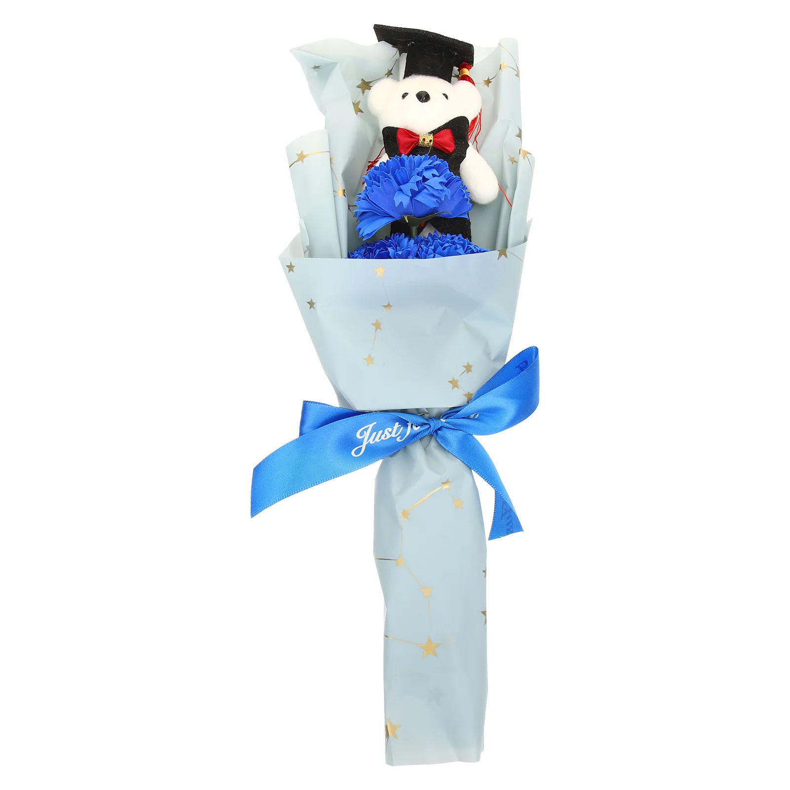 

Bear Bouquet Graduation Decoration Plush Mini Dolls Graduates Accessories Ornament Presents
