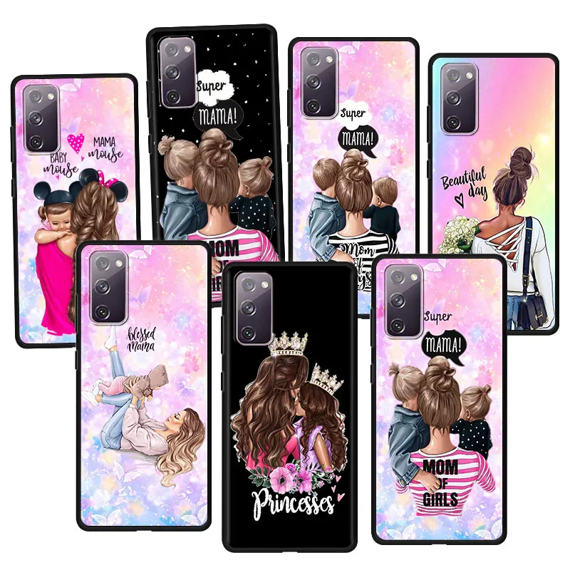 

Cover Case for Samsung Galaxy S10 S20 S7 S8 S9 S10e Plus Edge Lite FE S10Plus S10Lite S20FE 5G Trend Coque Capa Mom And Baby