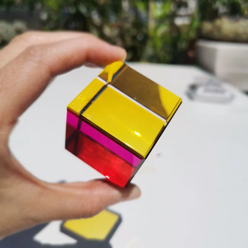 1 шт. Хрустальный волшебный шестигранный призматический куб украшения Ловец