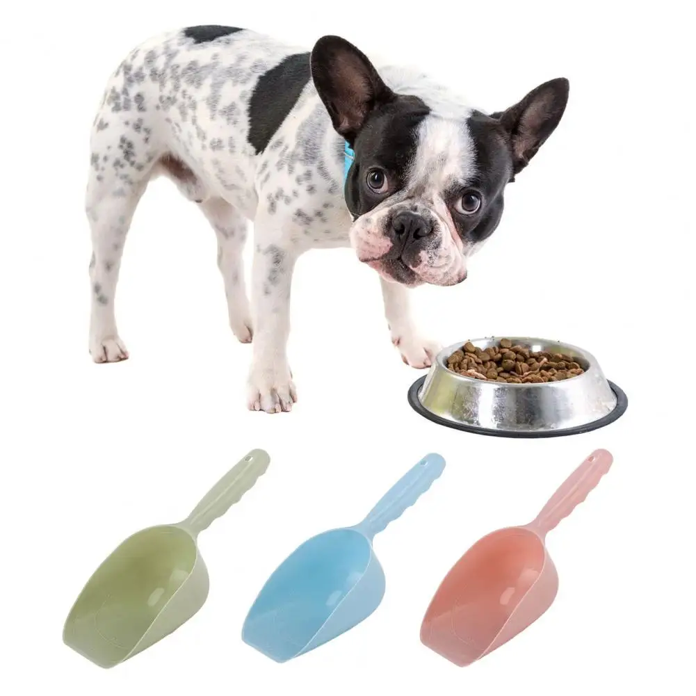 

Food Bag Scoop for Cats Easy-to-clean Cat Food Scoop with Measuring Scale Comfortable Grip Hanging Hole for Precise for Cats