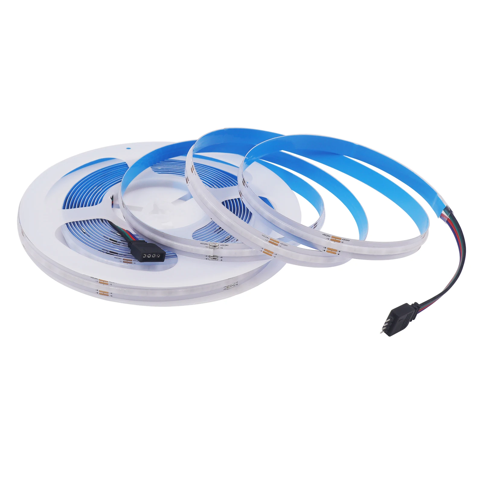 

RGB COB светодиодная лента HEGEHE 12В/24В