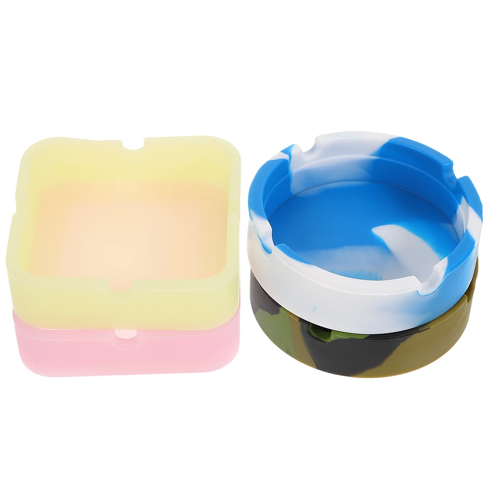 

Home Supply Household Funny Style Desktop Silicone Ashtrays Reusable