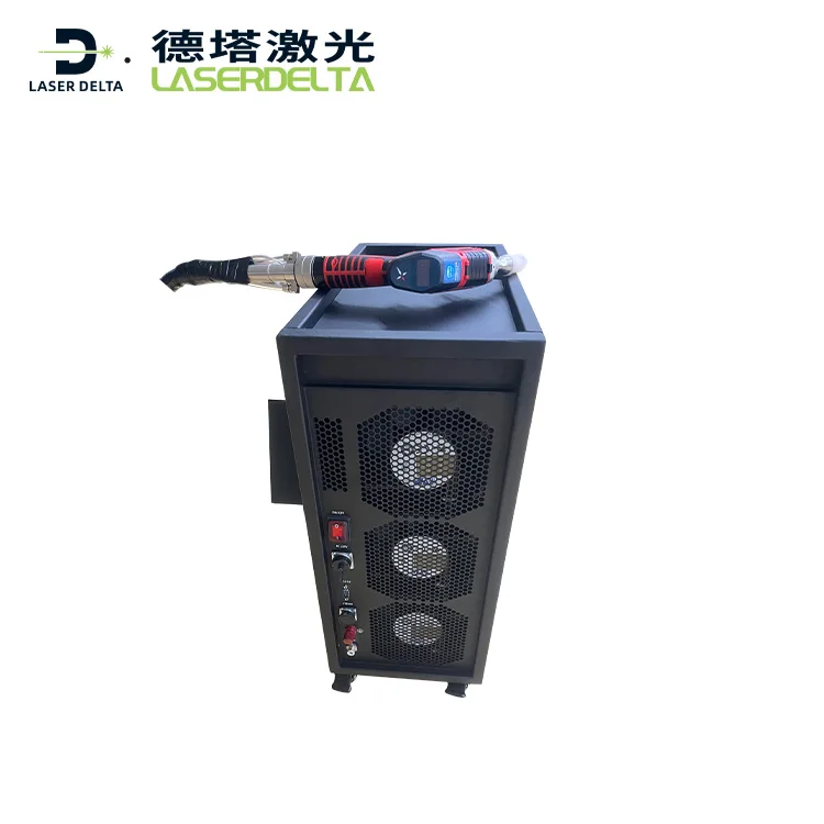 Портативный лазерный аппарат с воздушным охлаждением 3 в 1 1000 Вт стальной