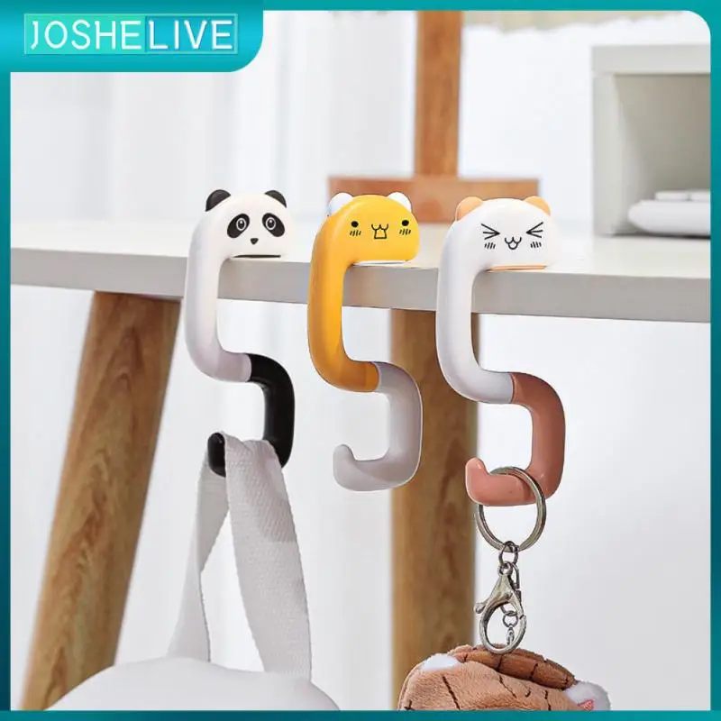 

Foldable Hook Handbag Hanger Desk Side Hook Folding Hook Holder Creative Portable Key Ring Rack Bag Holder For Table Table Hook