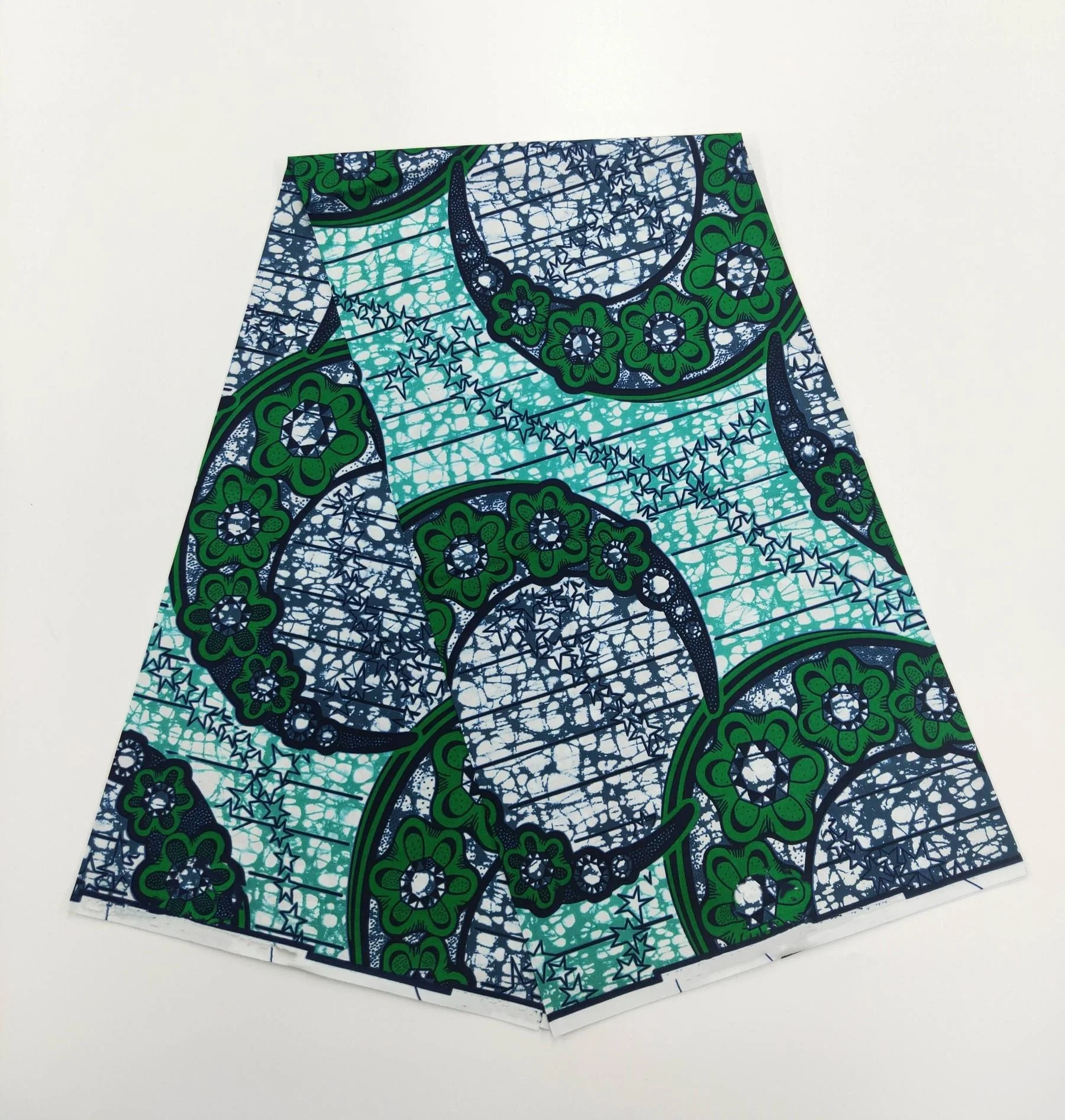 

Африканская Оригинальная Ткань из натурального воска, новинка 2023, 100% хлопок, ткань с принтом воска Анкары для свадебного платья, нигерийский стиль воска, батик