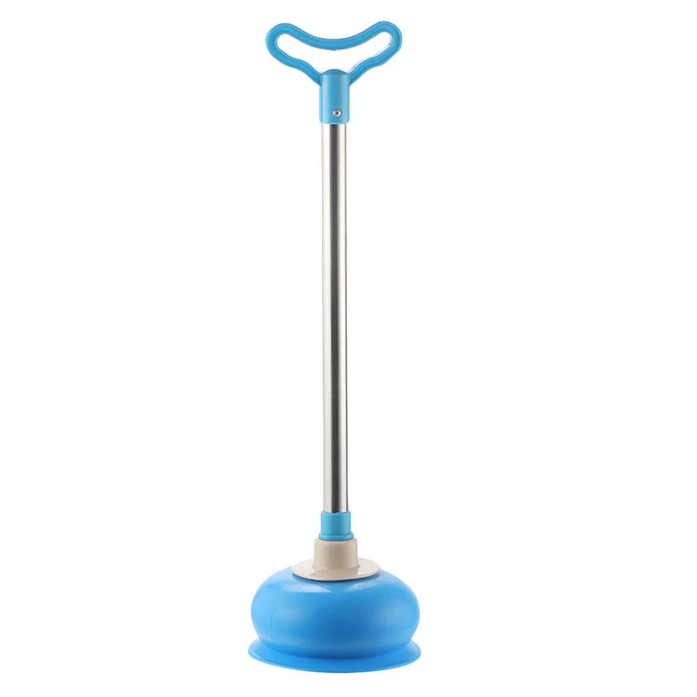 

1Pc Suction Toilet Plunger Bathroom Closestool Cleaner Sewer Pipe Cleaner Blue Uncover bathrooms wc