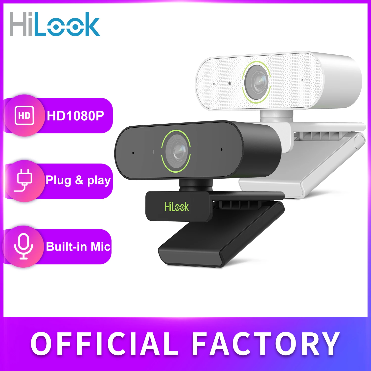 

Hilook camera Webcam 1080P 30fps Full HD profesional Web cam youtube camera with microphone webcam para pc
