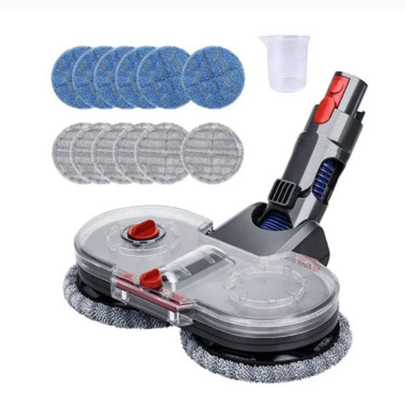 

Electric Wet Dry Mopping Head For Dyson V7 V8 V10 V11 Replaceable Parts With Water Tank Mop Head Mop Pads And Water Cup