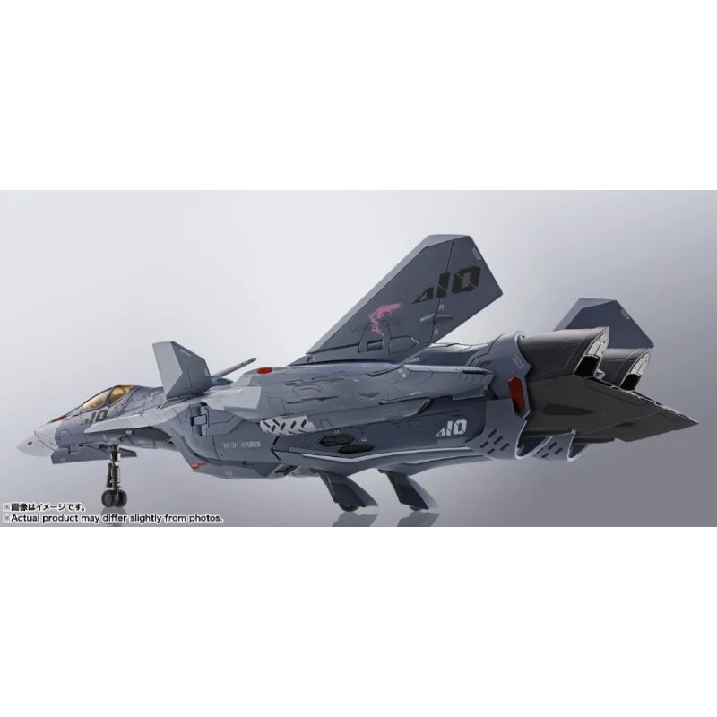 Фото Оригинальная фигурка Bandai DX Chogokin VF-31A Kairos 260 мм, аниме-фигурки, игрушки для мальчиков, рождественский подарок, коллекционная модель, украшение №5