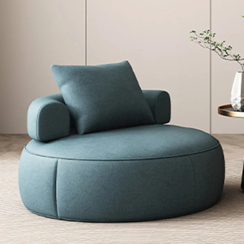 Фото Nordic Ottoman Lazy Chair, Orange Design Beauty Stretch, Relaxing Cadeiras для чтения, мебель для дома Sala Estar №4