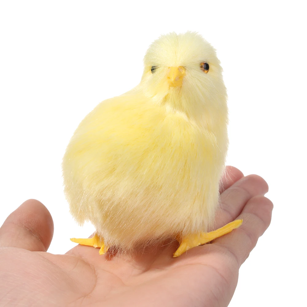 

Simulation Plush Chick Easter Furry Chicken Lifelike Bird Kids Toy Lovely Doll Scene Model Photography Prop Party Supplies Gifts