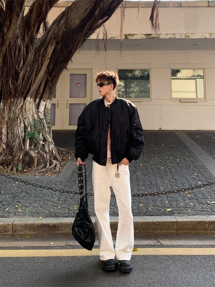 Chapter Американская винтажная осенне-зимняя куртка-бомбер Верхняя одежда для