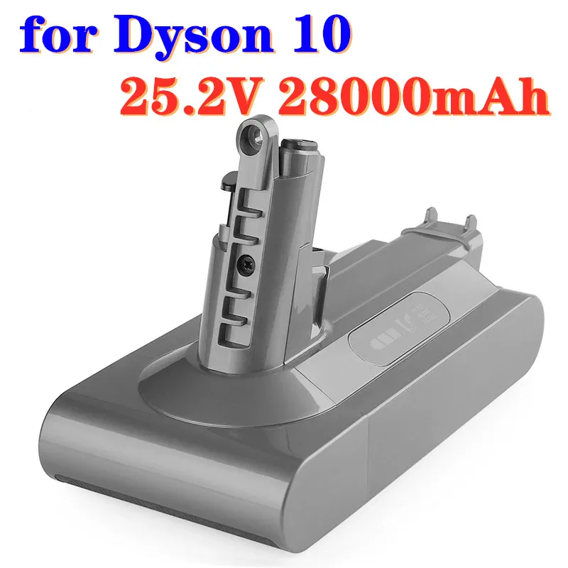 

Neue 25,2 V Batterie 28000mAh Ersatz Batterie für Dyson V10 Absolute Kabel-Freies Vakuum Handheld Staubsauger Dyson v10 Batterie