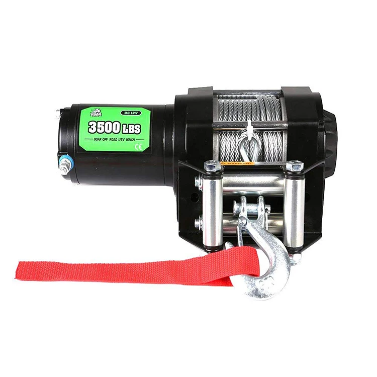 

12V or 24v 13000lbs electric cable winch wireless remote control
