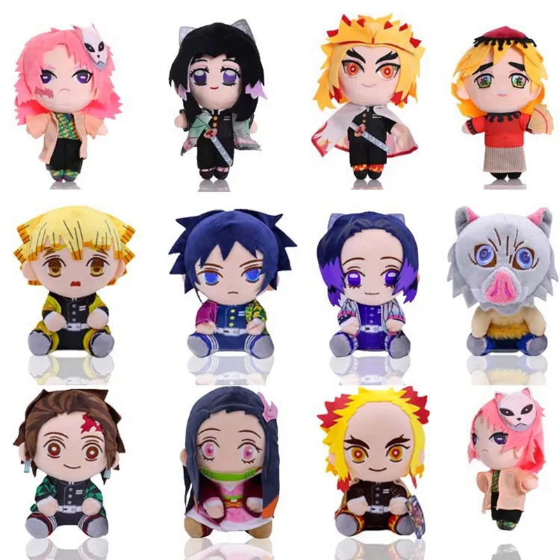 

20Cm Demon Slayer Plush Toy Kimetsu No Yaiba Kamado Tanjirou Tomioka Giyuu Agatsuma Zenitsu Douma Sabito Stuffed Dolls Gift