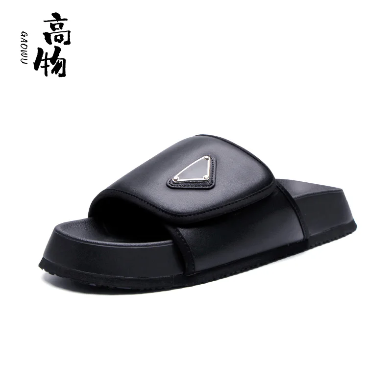 Мужские пляжные туфли мягкая подошва повседневная обувь из воловьей кожи