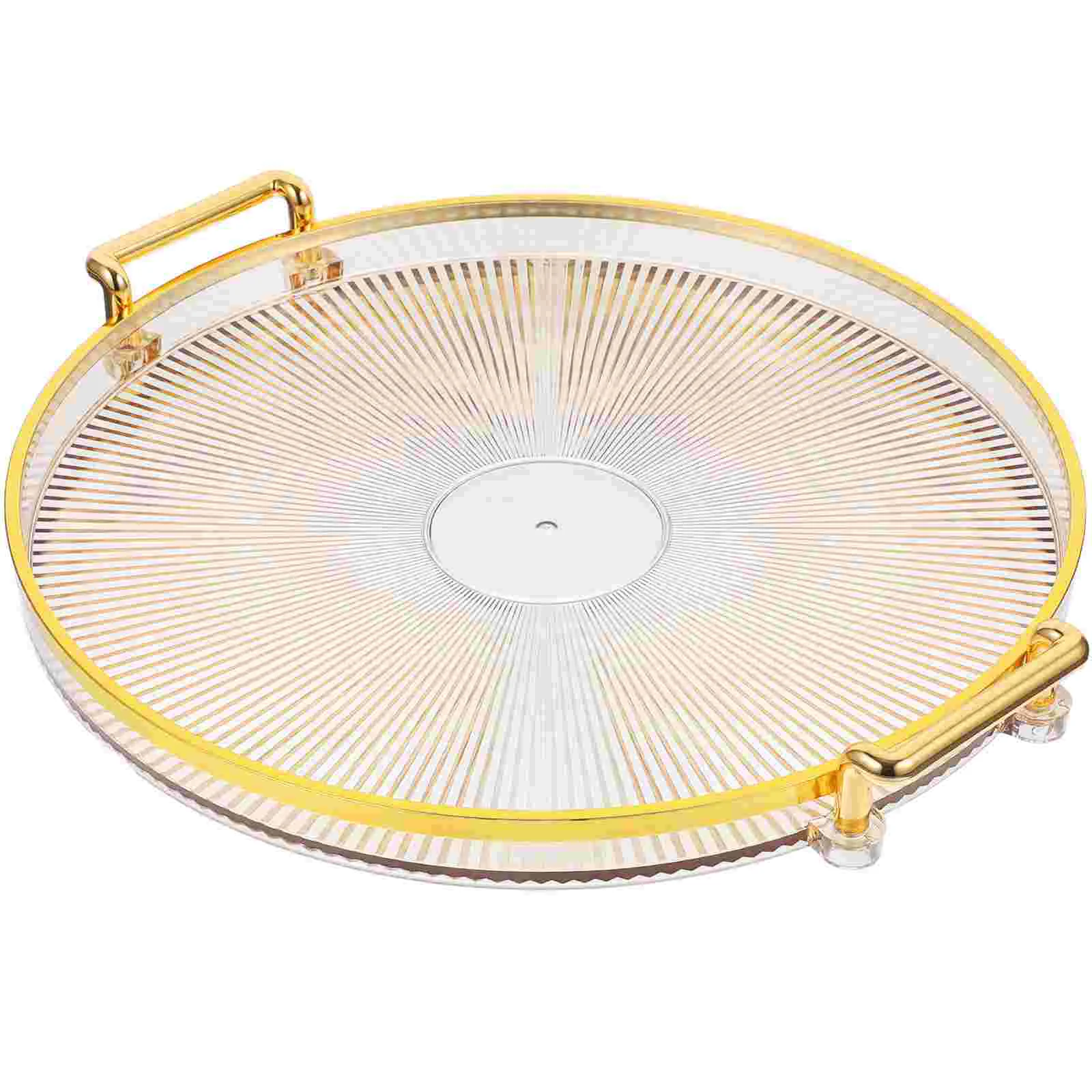 

Tray Serving Plate Storage Appetizer Beverage Table Fruit Platter Round Desktop Supplies Home Plates Container Holder Snack