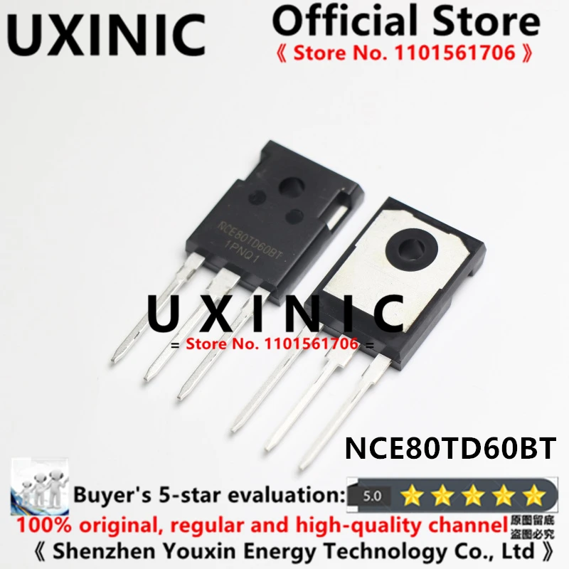 

UXINIC 100% новый импортный оригинальный NCE80TD60BT TO-247 новый оригинальный бтиз транзистор