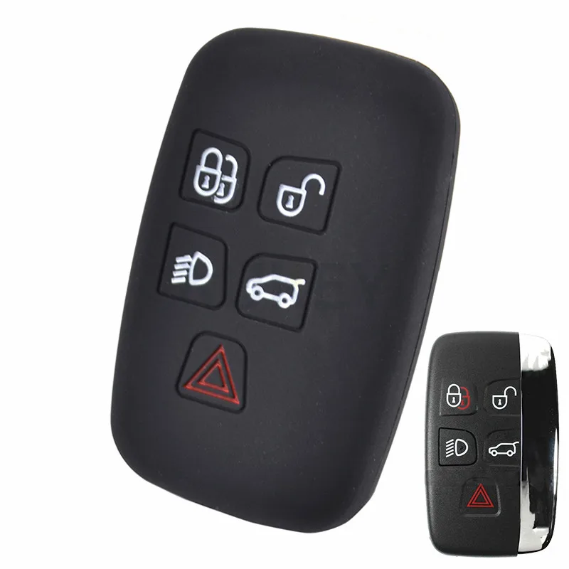 

Для Range Rover Sport Vouge Evoque Discovery 3 4 для Jaguar XJ XF XJ8 XK8 F-TYPE чехол для дистанционного ключа силиконовый чехол для ключа-брелок