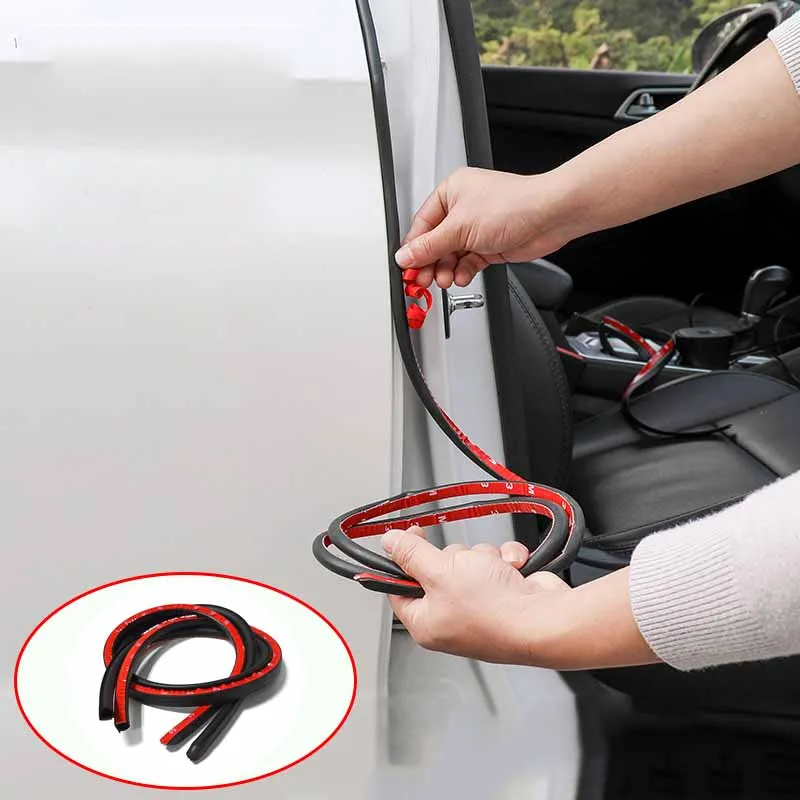 

2PCS Car Rear Door C-Pillar Rubber Seal Strip Filler Car Weatherstrip For B Pillar Protection Sealant Strip Sealant For Auto