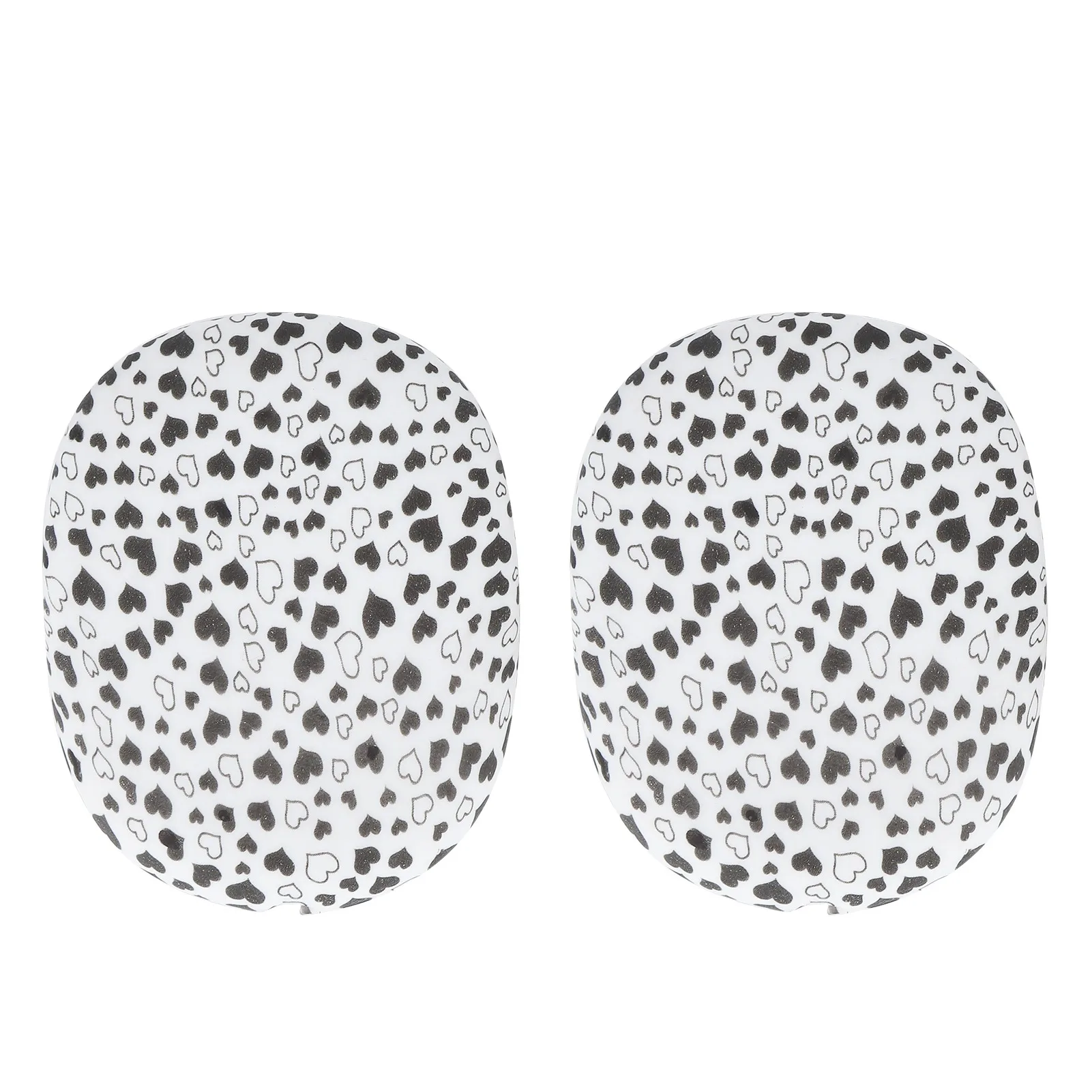 

Bluetooth Headset Protective Cover ShockProof Headset Silicone Cover Case for IOS(Black and White Love )