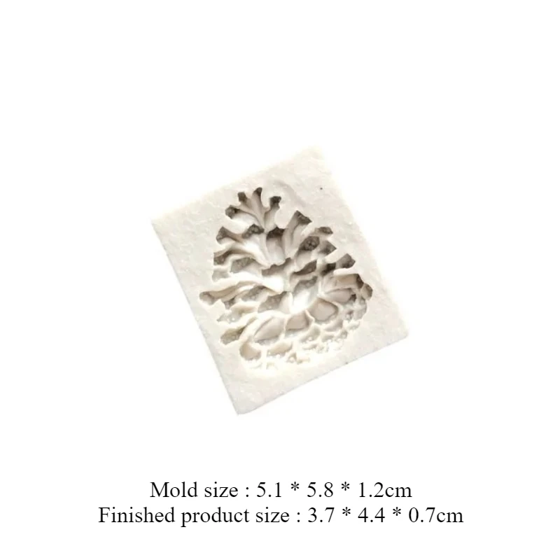 

Форма для сосновых шишек из силикона