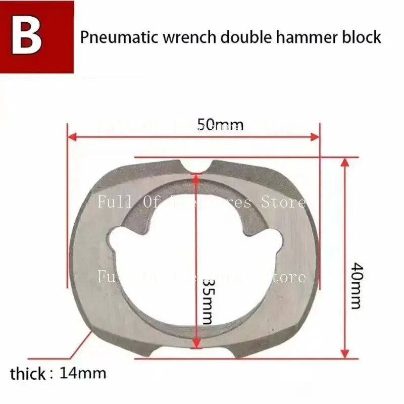 Chave De Impacto Ar Ferramentas Pneum닥 Bloco Greve Bigorna Motorista Eixo Martelo Peças Reparo