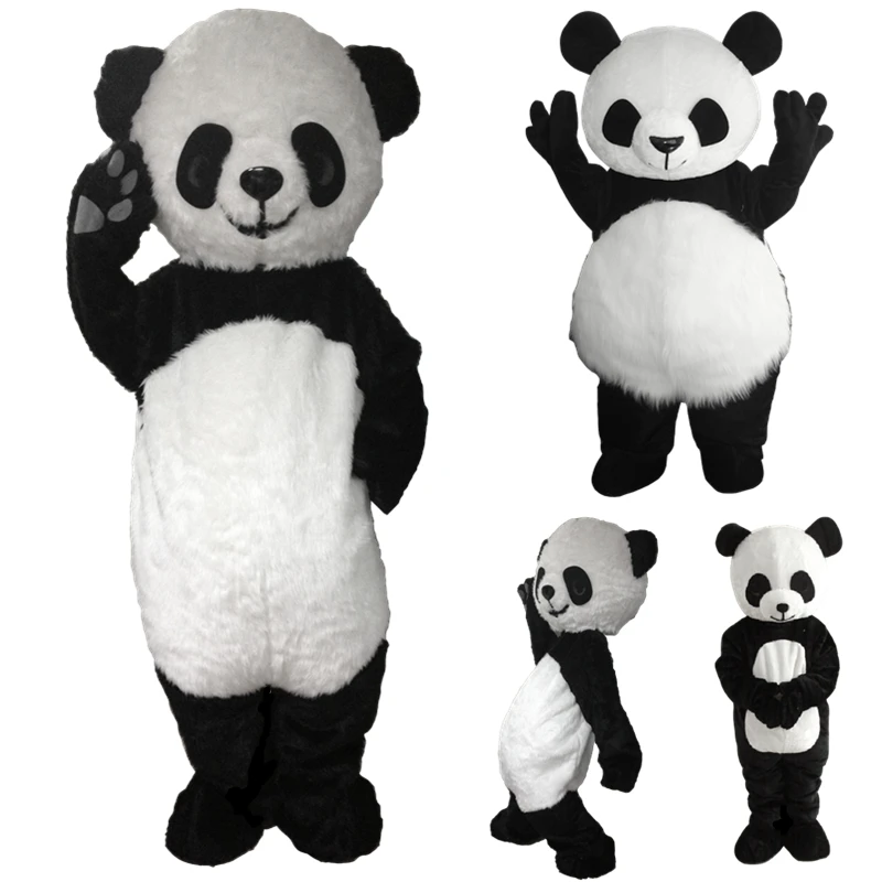 

Special Promotion Long-haired Panda Mascot Costume Adult Cosplay Walking Propaganda Props New Strange Creative Cartoon Character
