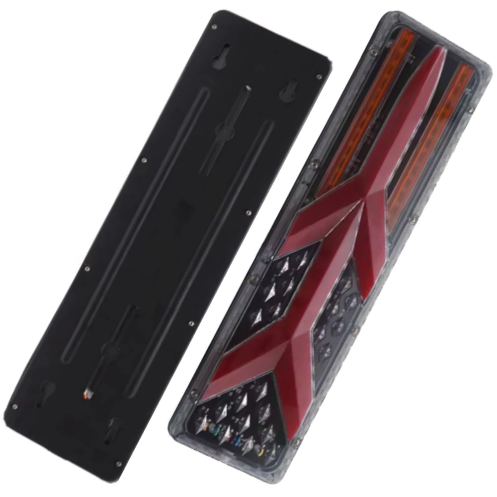 33 см/46 см 24 В светодиодный задний фонарь для прицепа стоп-сигнал динамический