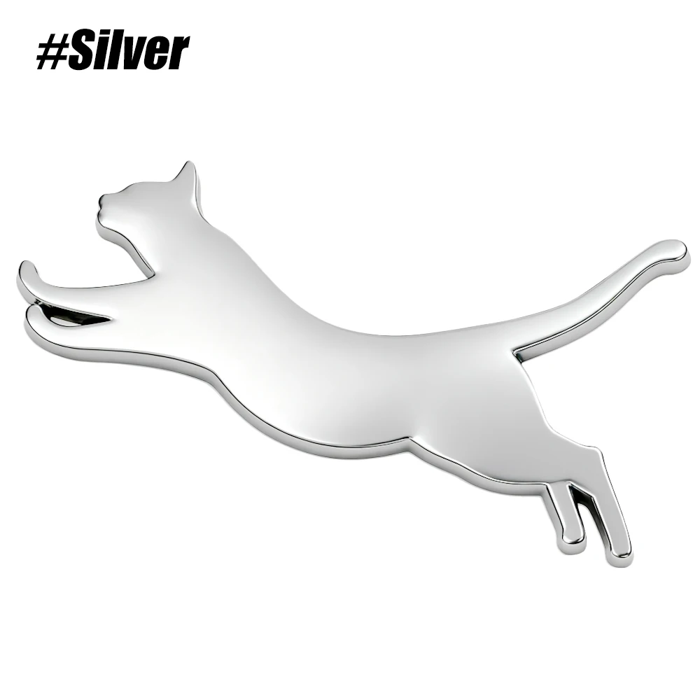 

1 шт. 3D металлические наклейки с изображением кота, эмблема, наклейки с самоклеящейся подложкой для багажника автомобиля, мотоцикла, Стайлинг, украшение