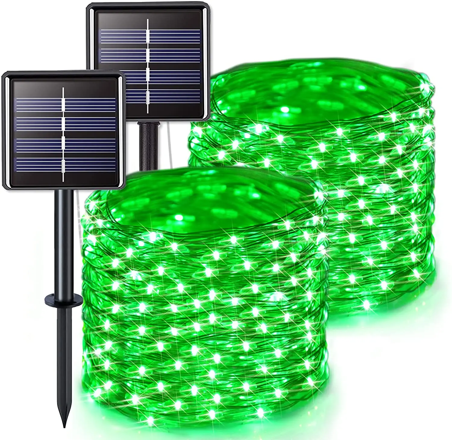 

Christmas Tree Solar String Lights Outdoor Waterproof LED Garland Lights Copper Wire 8 Modes Solar Fairy Lights Wedding Party