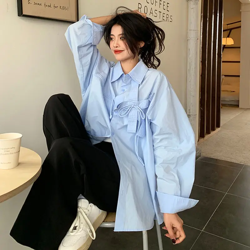 

Women's Solid Color Shirt Long Sleeve Fashion Blouses Top Female Shirts and Blouse Basic Tops Ladies Button Up Clothing G144
