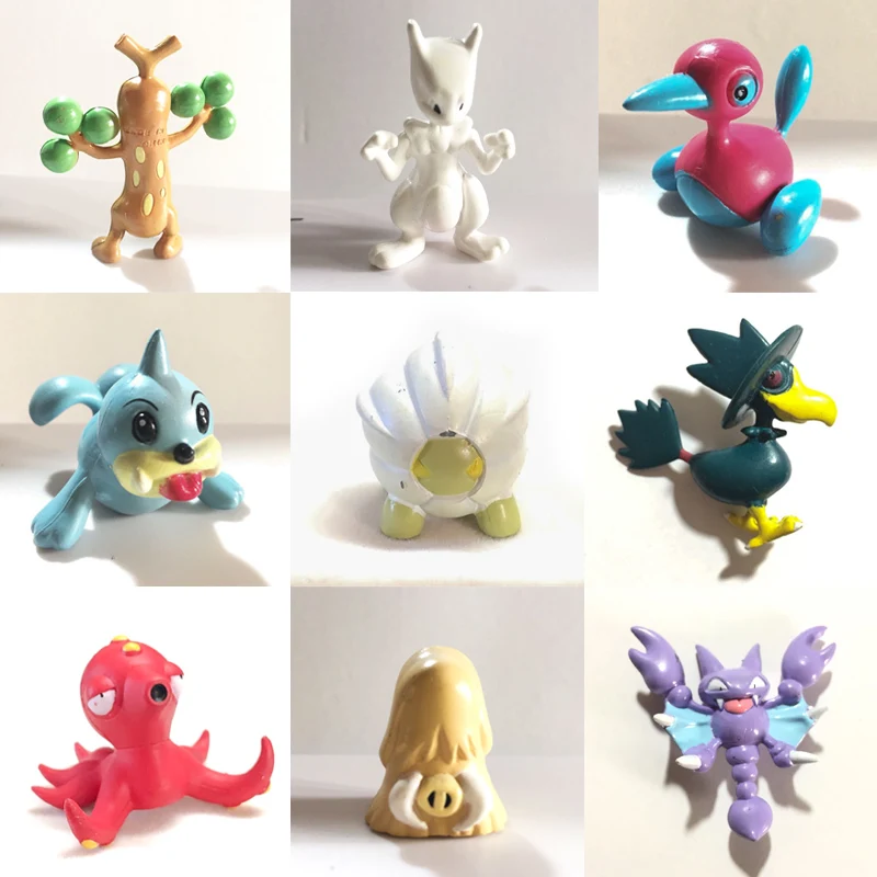 

Pokemon Action Figure Collectible Old Version Doll Piloswine Murkrow Seel Sudowoodo Octillery Model Toy Kids Gifts