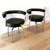 wuli tunan chair swivel lounge chair medieval reception chair bauhaus designer stainless steel armchair swivel chair