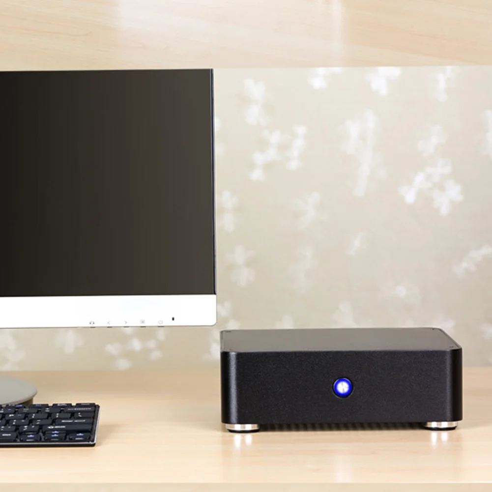 E-H60 Mini ITX прочный шасси для HTPC игровой охлаждающий компьютер чехол аудио дом без