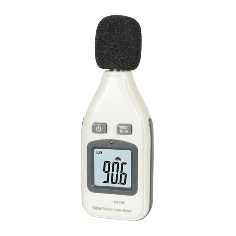 Digital Sound Level Meter Noise Audio Decibelimetro 30-130 DBA Monitor Tester GM1351