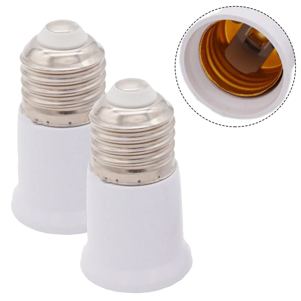 

Light Bulb Socket Extender E26/E27 Screw In Adapter 3cm 1.2 Inch Extension Base Lamp Extension Socket Screw Bulb Holder Adapter