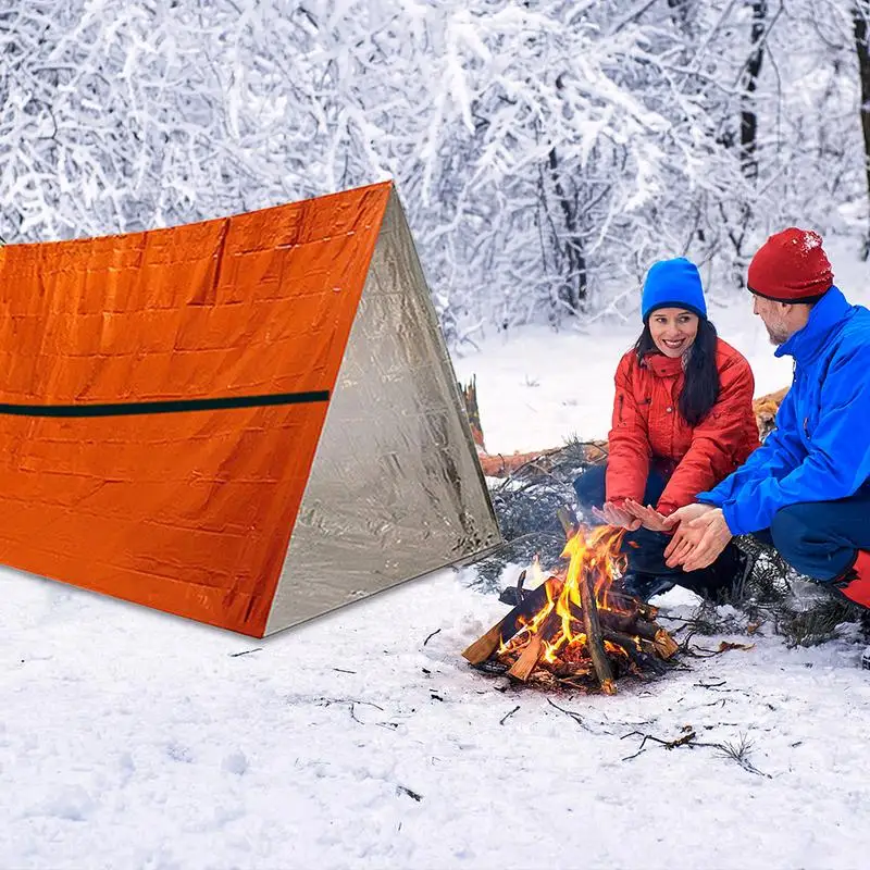 Спальный мешок для выживания водонепроницаемый Bivy спальный из алюминиевой