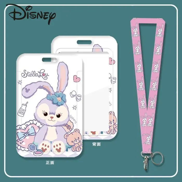 Disney's New Universal Strap Card Bag Fashion Cartoon Student Card Bag High Quality Multifunctional Storage ID Card Case