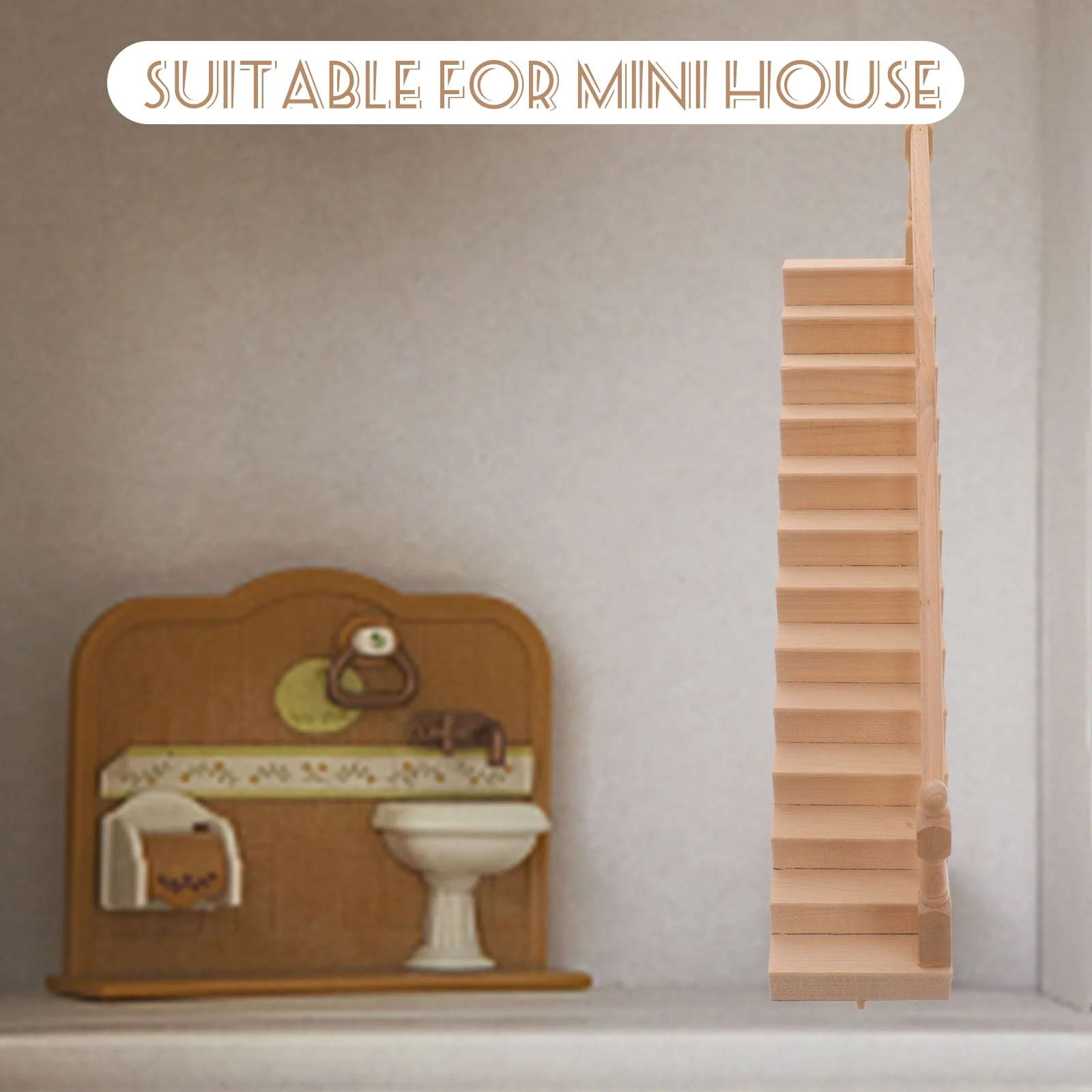 Рисунок 3 - Миниатюрные неокрашенные лестницы