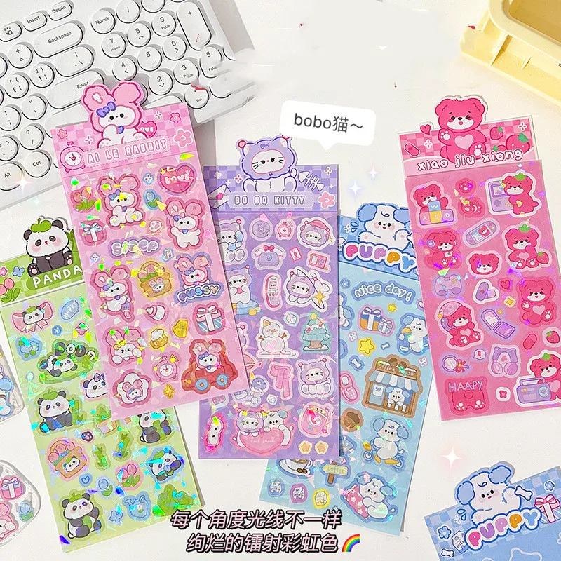 40 шт./партия декоративные наклейки в виде кошки собаки кролика