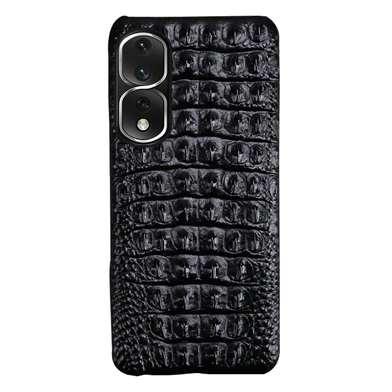 For Honor 80 Pro Crocodile leather mobile phone back cover protective case for 70 60 50 Pro Plus Magic 4 Pro Cover cases enlarge
