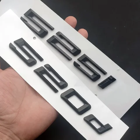 3D ABS Автомобильные буквы Эмблема багажника значок логотип наклейка для BMW E60 530d 530i 520d F10 520i E39 535d 535i 540i 525d F11 аксессуары