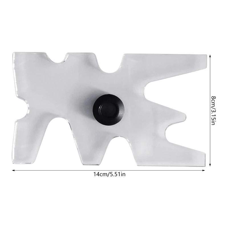 Прозрачная акриловая стойка для снукера бильярдный кий голова Mooseheads головка