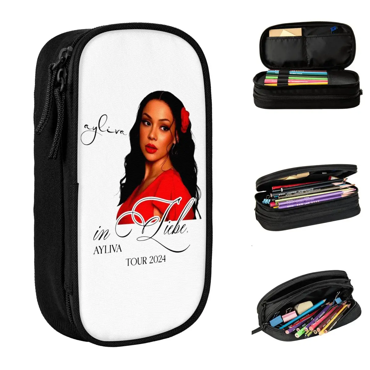 Веселый Ayliva Tour In Liebe 2024 пеналы для карандашей держатель ручек студентов большой