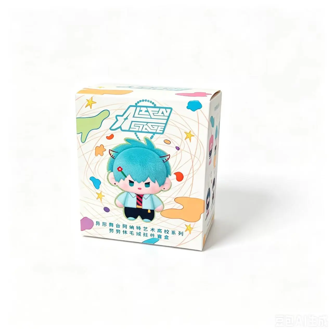 Фото Плюшевая кукла-подвеска Xyzmob Blind Box: Серия Alien Stage Anatole Art College, фигурка Nunu, аниме-аксессуар для сумки №5